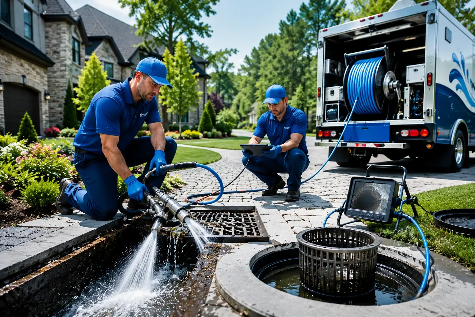 Local outdoor drain cleaning professionals in Ogdensburg, WI